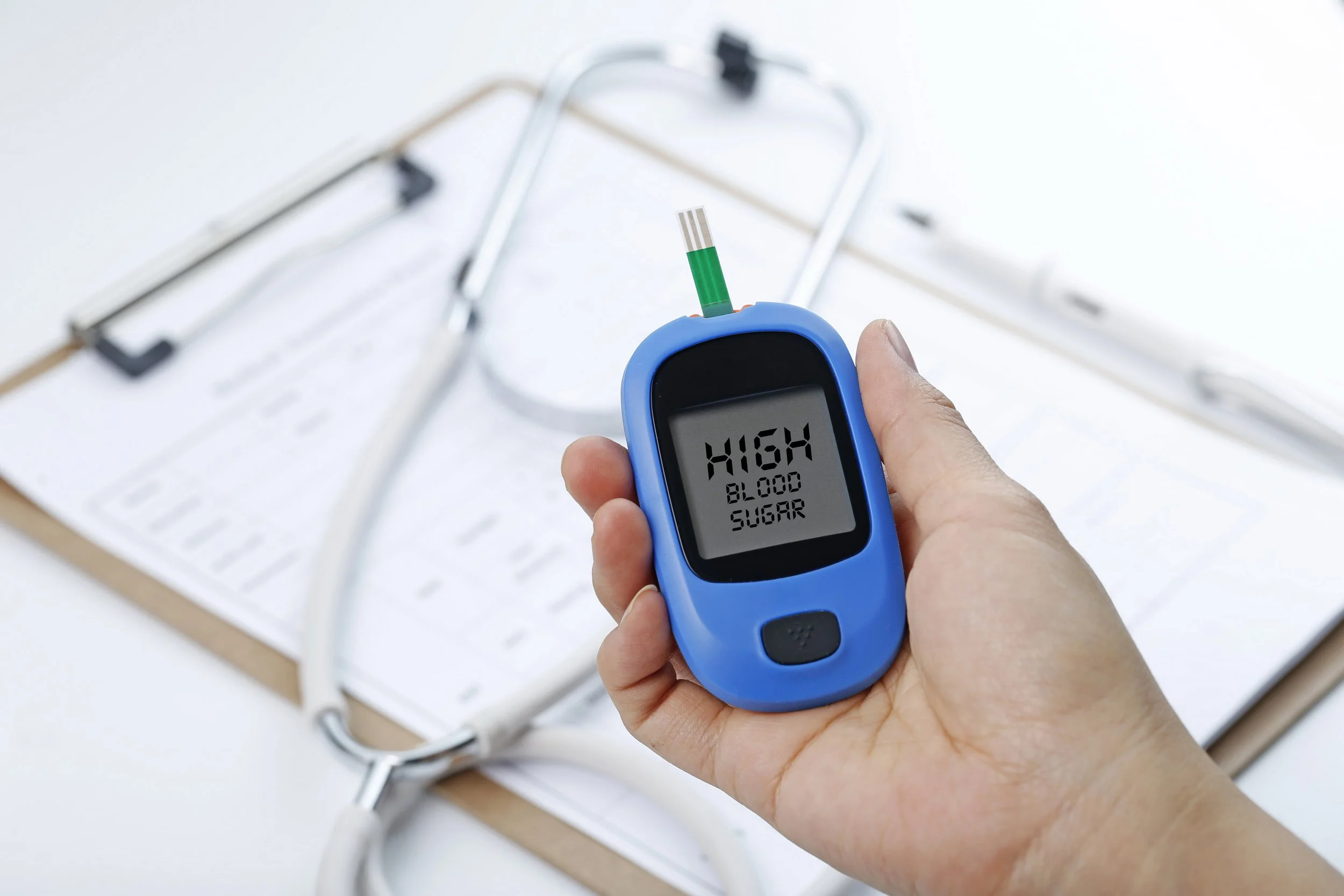 High blood sugar level reading