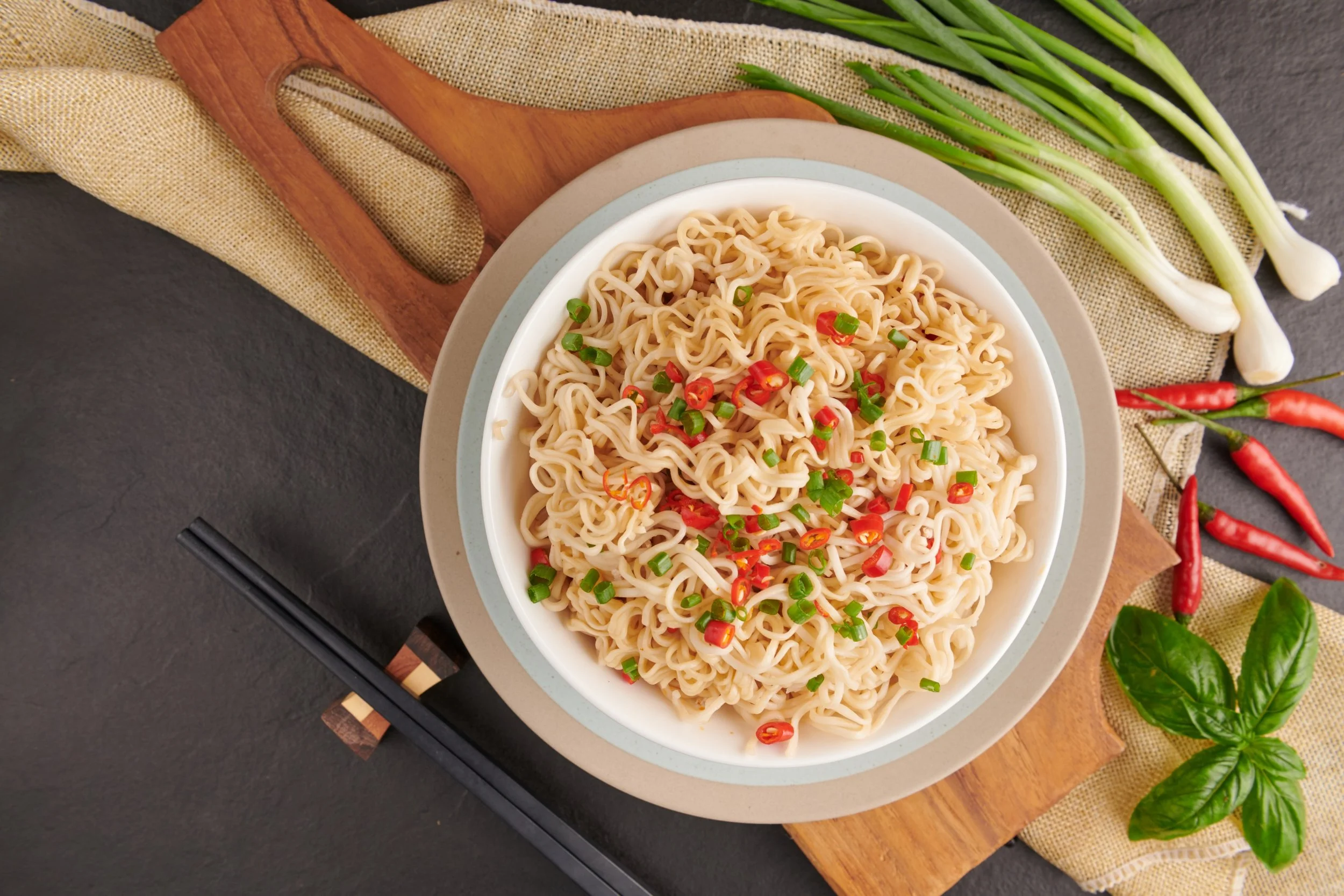 Consume instant noodles in moderation