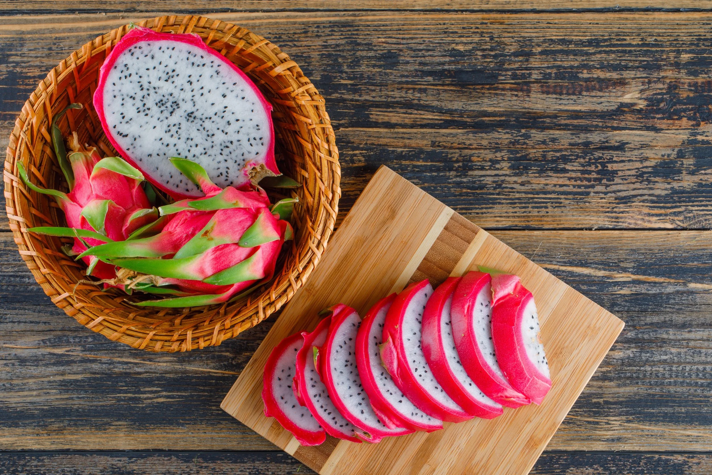 Dragonfruit slices