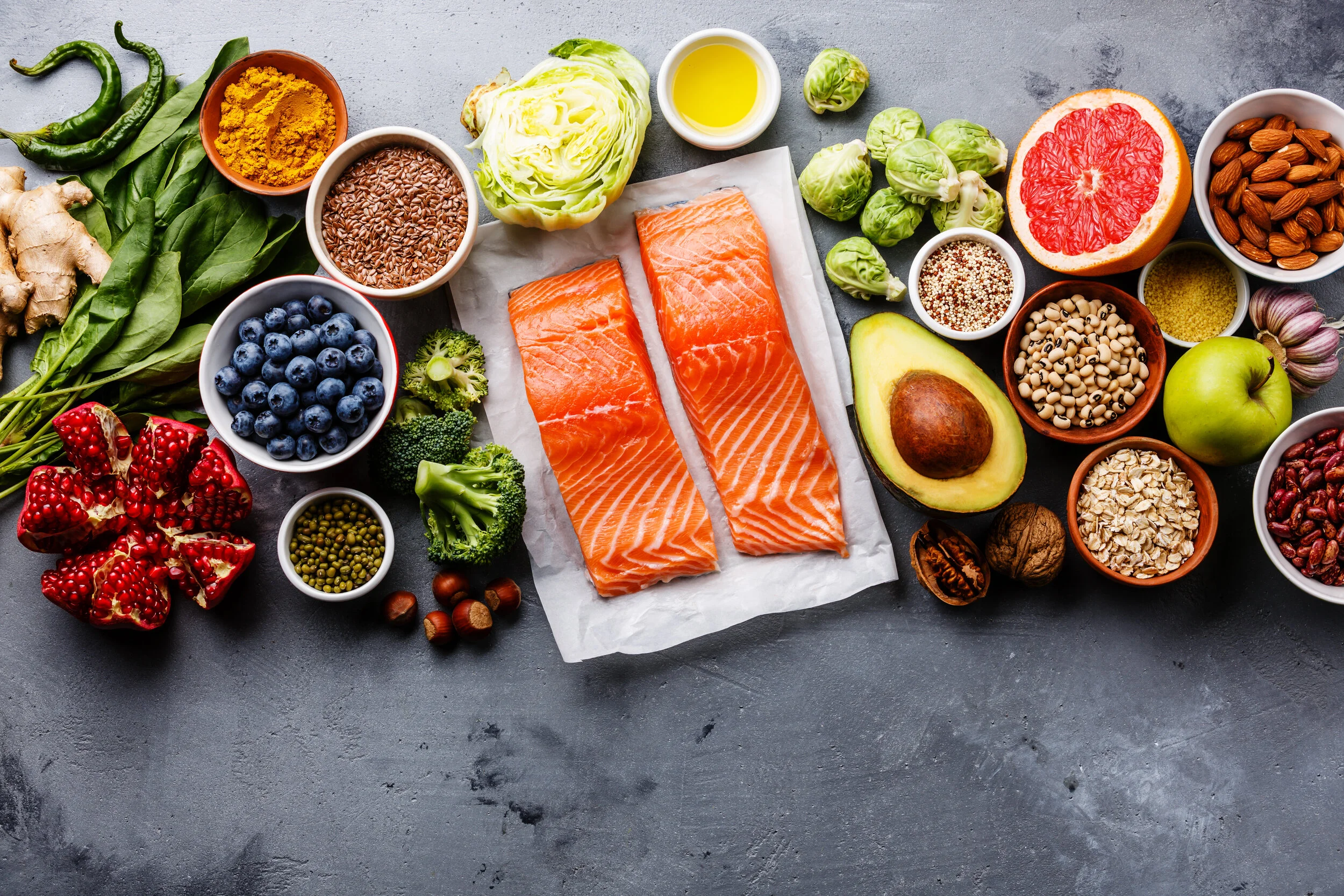 salmon and food spread.jpg