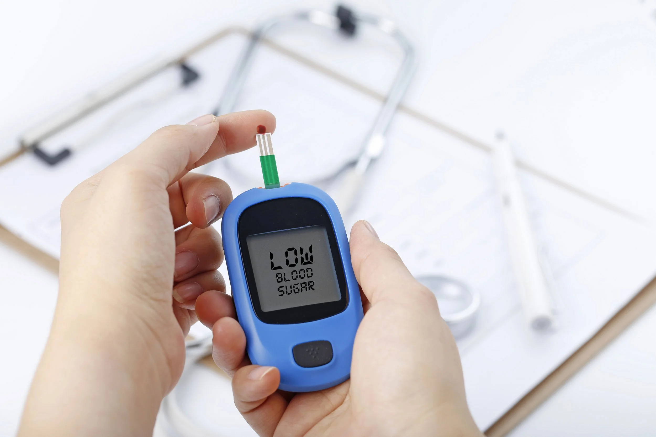 Low glucose level reading